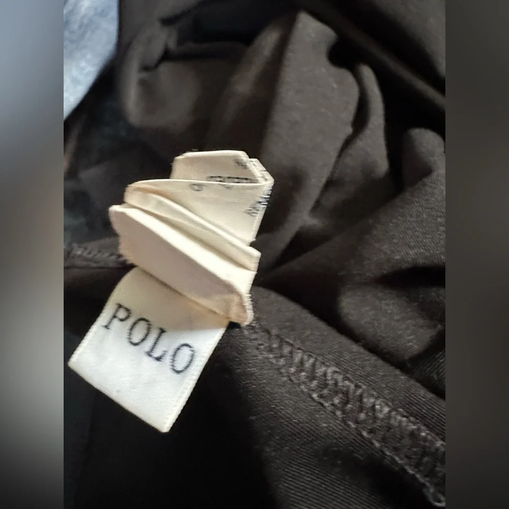 Polo by Ralph Lauren Black Shirt with‎ Red Emblem